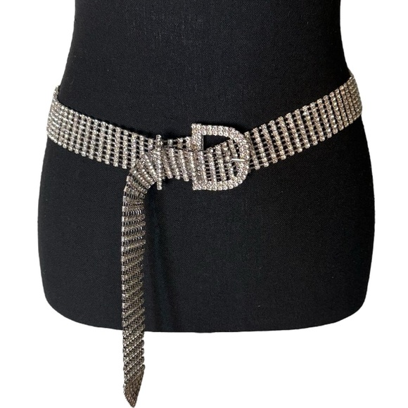 Accessories - Rhinestone Belt Gemstone Classy Formal Semiformal Dressy Night Out Vintage 70’s
